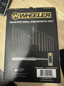 Wheeler Master Roll Pin Punch Set