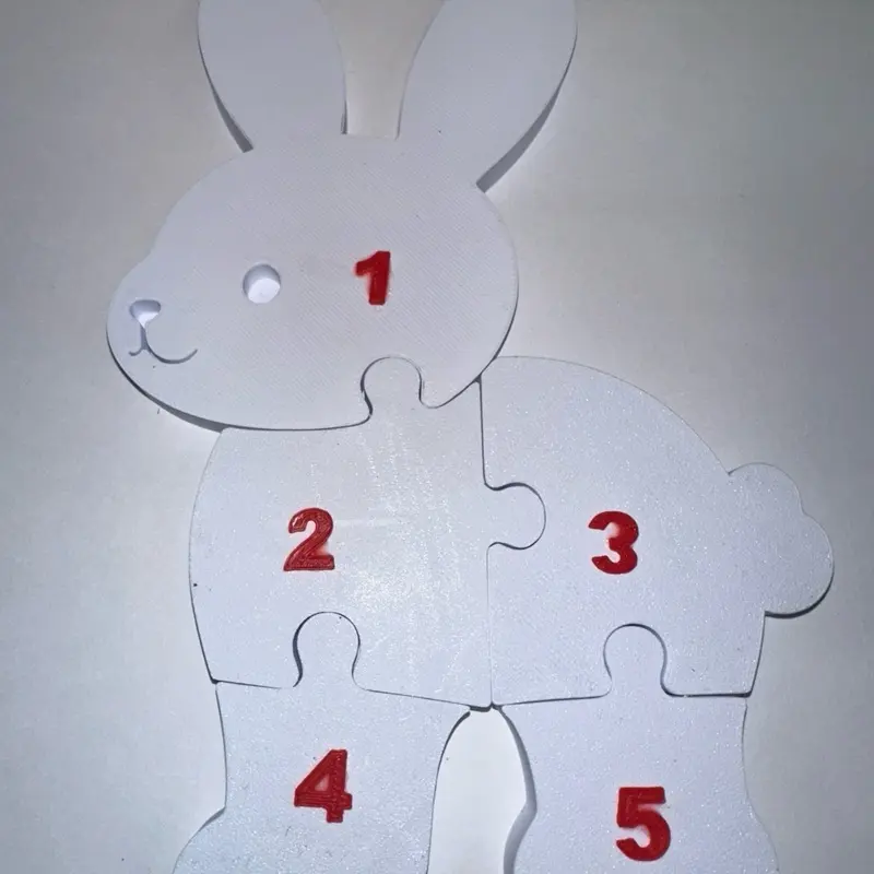 3D Printed Animal Jigsaw Puzzles, Educational Toys for Kids (Toys & Hobbies, Games & Puzzles Category)