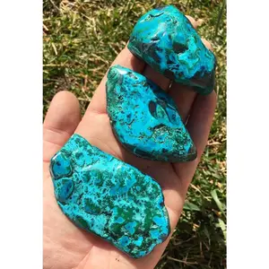 Chrysocolla Malachite Chunk - Polished Stone
