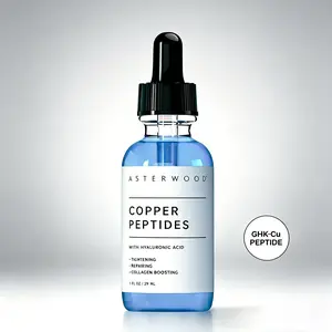 Asterwood Copper Peptides Serum 29ml, GHK-Cu Peptide & Hyaluronic Acid Formula, Tightening Repair & Collagen Boost Anti-Aging Serum