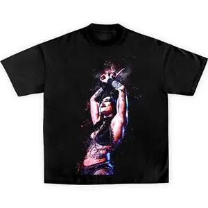 Rhea Ripley Dark Women’s Wrestling T-shirt, Women’s Wrestling Graphic Shirt, Wrestling Merch, Streetwear for WWE Fans, Full Size, Full Color