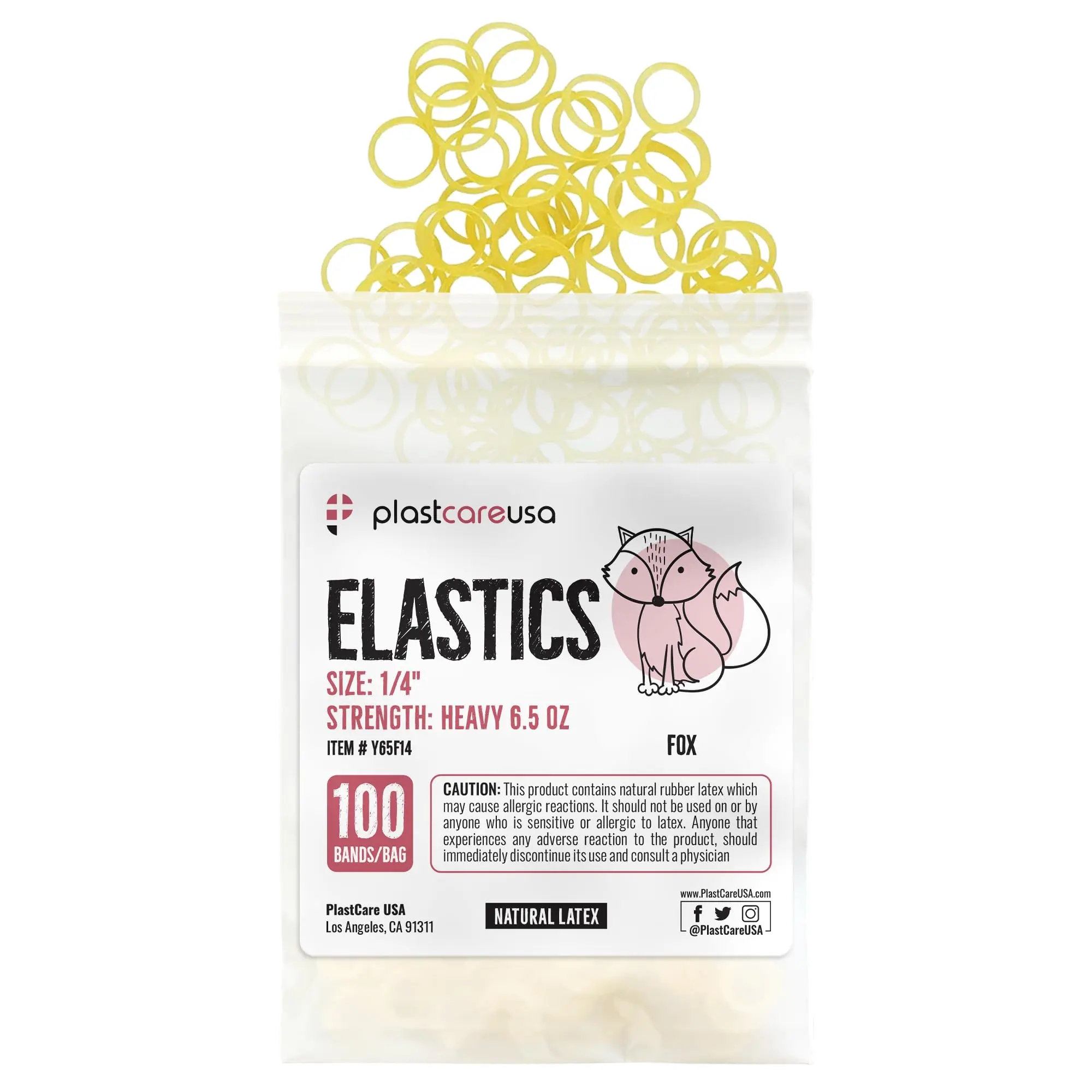 1000 Orthodontic Latex Elastic Rubber Bands for Braces - Multi-Size (10 Bags of 100)