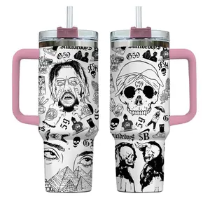 Suicideboys Merch Tumbler 40oz, Suicideboys Tumbler Cup, Suicideboy Band Steel Tumbler, Music Lover Drinkware