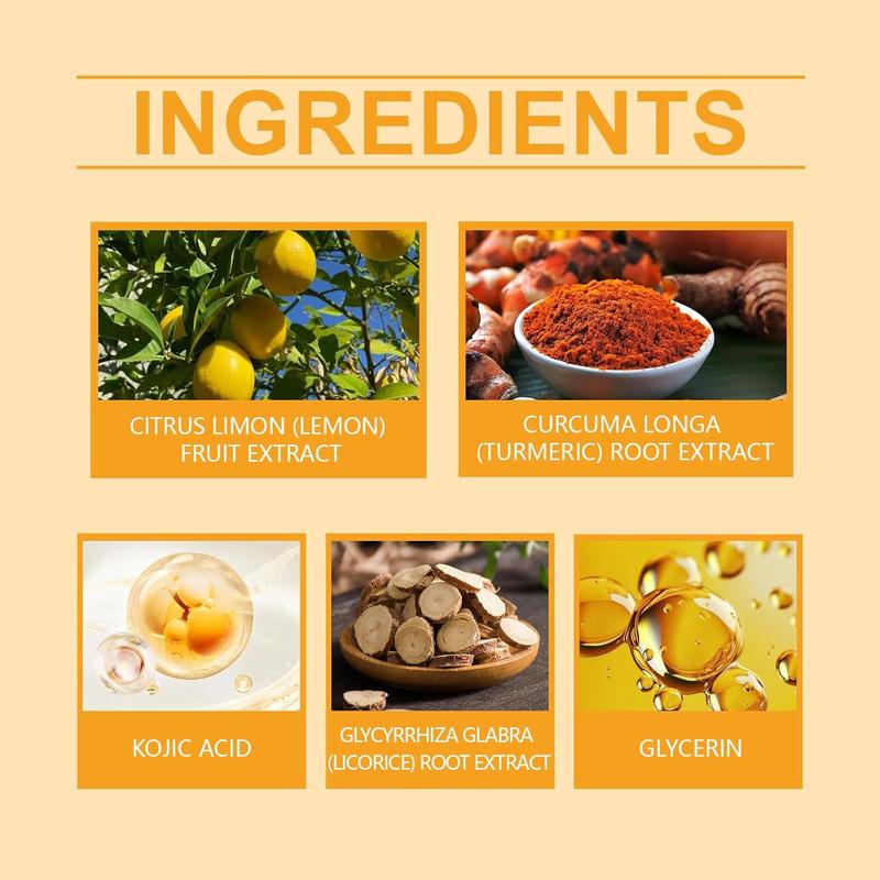 Lemon Turmeric Kojic Soap Fragrance, Honey Glow Lemon Turmeric Soap for Face and Body