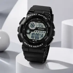 Trendy Unisex Minimalist Digital Watch Luminous Waterproof Outdoor Sports Wristwatch with Alarm Clock for Students Men Women Multifunctional Electronic Timepiece Simple Aesthetic Everyday Activewear Trendy Fashion Athletic Accessories