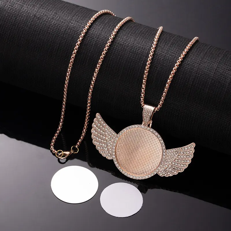 X459 5 Rose Gold Round Wings
