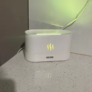 Powered humidifier for Summer gift. Simulation flame air humidifier, aroma diffuser humidifier, electrics aromatherapy diffusor