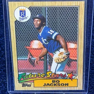 Topps Future Stars Bo Jackson Baseball Card - Kansas City Royals Edition - Collectible Sports Memorabilia
