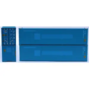 Jacksonville Terminal Company 405177 Florens ex-Hanjin 40' HIGH CUBE containers with Magnetic system, Corrugated-side. JTC # 405177, N Scale