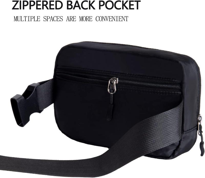 [New Deal] Belt bag Fanny pack crossbody bags for women Everywhere belt bag (black)