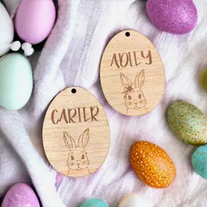 Personalized Easter Basket Tag