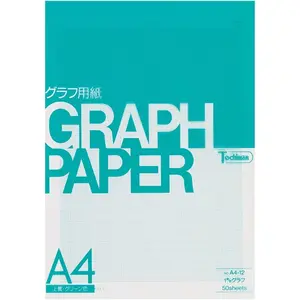 Sakae-shi-gyo Tochiman graph paper 1 mm grid A4 50 sheets Green paper 81.4 g A4-12