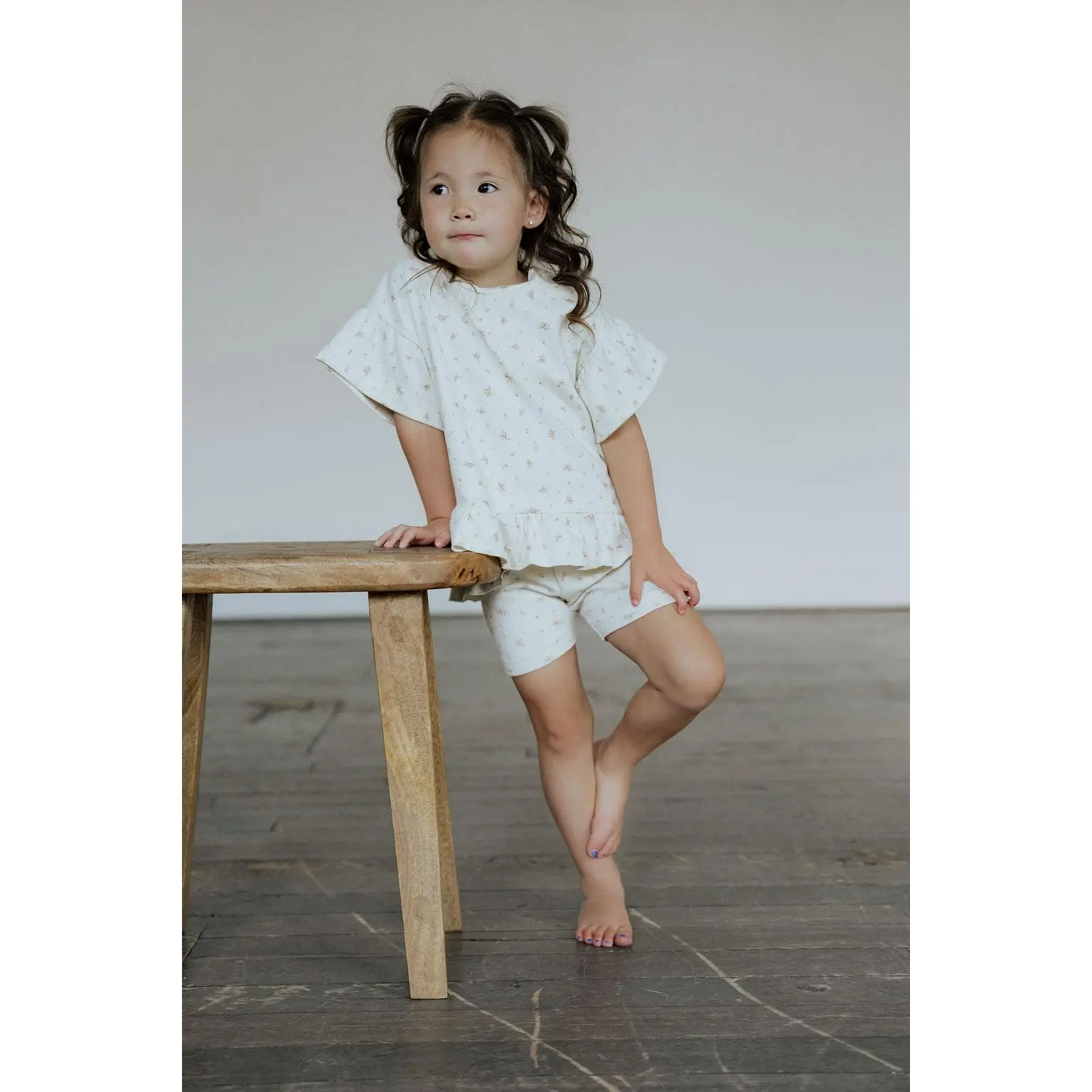 Brin Biker Shorts, Buttery Soft Organic Cotton Baby & Toddler Girl Shorts, Stretch Bike Shorts for Play, Breathable Dance & Playground Shorts, Sizes 6-12M to 4T