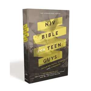 NIV, Bible for Teen Guys, Hardcover: Building Faith, Wisdom and Strength - Hardcover
