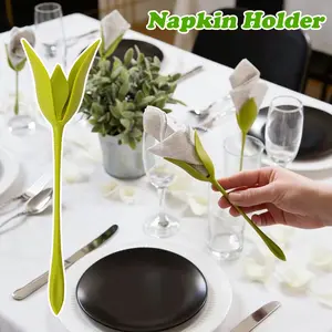 TulipNest™ Napkin Holder 🌷 — Elegant Tabletop Charm