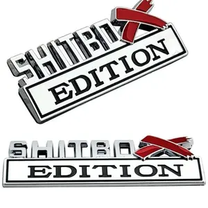 Shitbox Edition Emblem Plastic Metal
