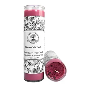 Dragon's Blood 7 Day Soy Spell Candle for Love, Power, Purification & Strength | Art Of The Root