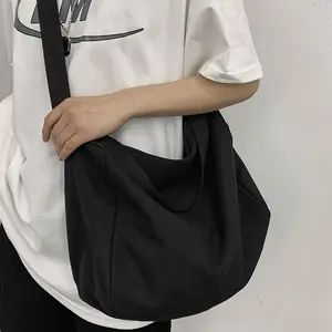 1pc Men's Minimalism Large Capacity Sling Bag - Trendy Portable Tote Bag, Causal Satchel Bag - Made of Durable Fabric - For Vacation, Outdoors Activities & Daily Commute - Perfect Gift for Men