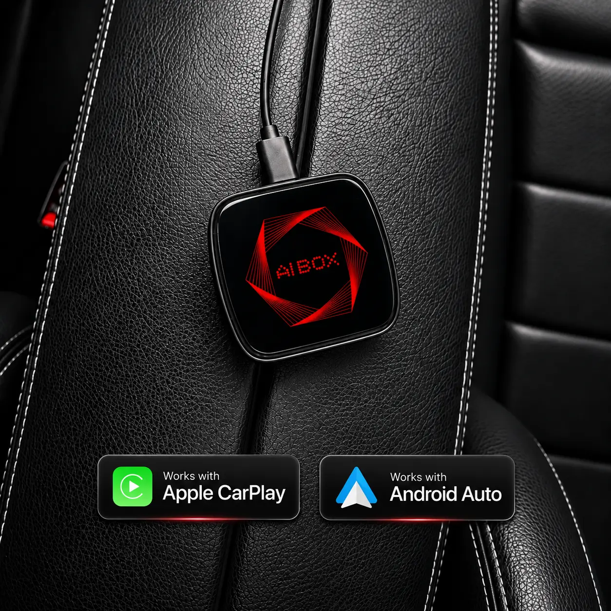 Rexing AI Box Wireless CarPlay & Android Auto Adapter