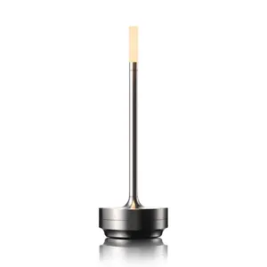 Portable Metal Desk Lamp, Cordless LED Metal Table Lamp,3 Color Touch Control Rechargeable Lamp,3-Levels Brightness Room Decor Desk Lamp,Bedside Lamp,Night Light, Dining Room Lamp