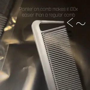 Professional Rat Tail Comb - Easier to Use with Pointer for Enhanced Performance