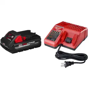 Milwaukee M18 18-Volt Lithium-Ion HIGH OUTPUT Starter Kit with One 3.0Ah Battery and Charger