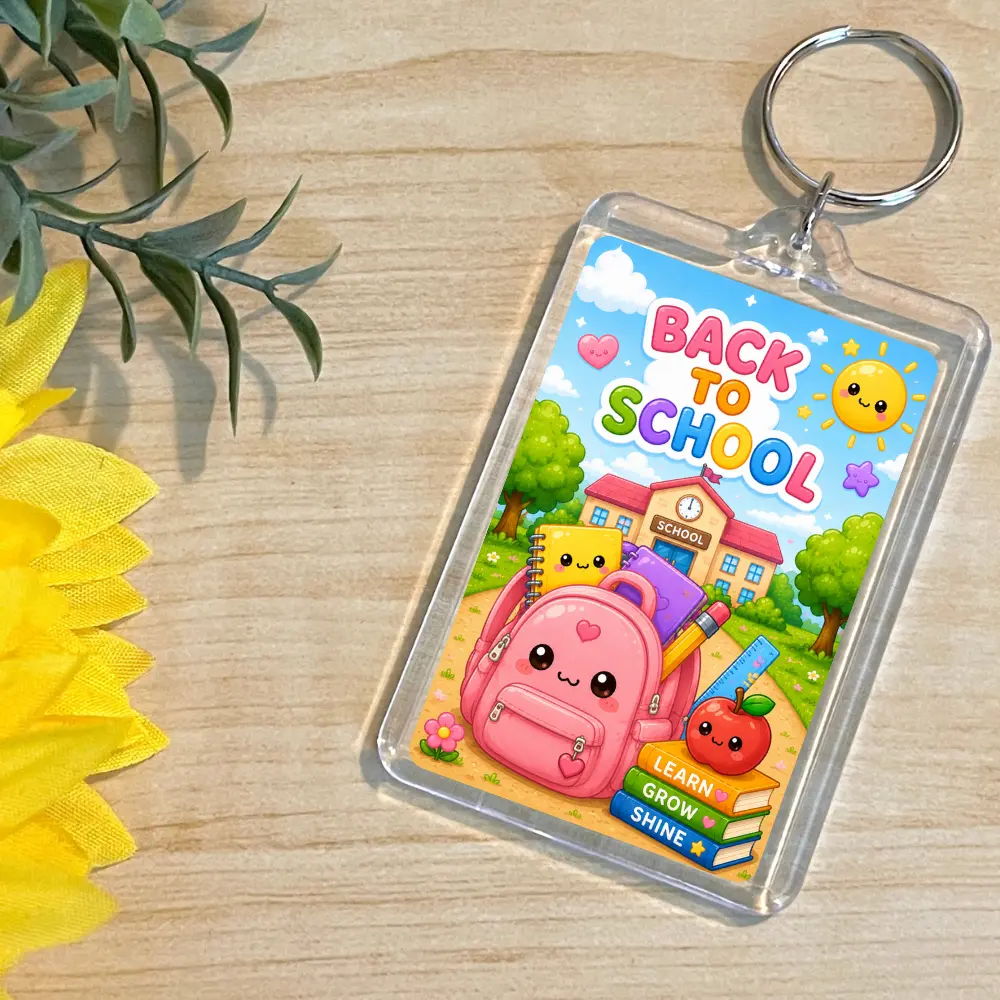 Back to School - Stylish Handmade Keychain