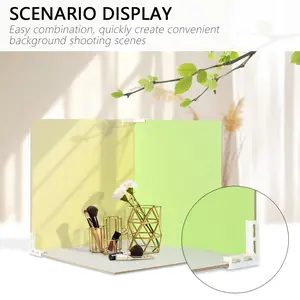 Professional Backdrop Stand Clamp for Studio Setup, Tool-Free Adjustable Holder, Heavy-Duty Base for Rigid PVC Boards & Panels