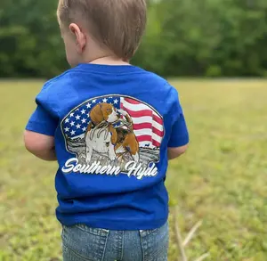 Freedom Chaser Short Sleeve Youth Shirt, America Flag Shirt, Southern Hyde Clothing, Casual Cotton Tee, Birthday gift