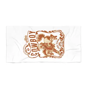 South Dakota Cowboy: Beach Towel