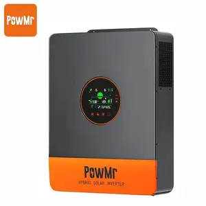 PowMr 5000W Hybrid Solar Inverter 48V DC to 110V/120VAC Split Phase Inverter with 100A MPPT Controller, Max PV Input 6KW 500VDC, For 48V Lead Acid, Li, Batteryless Run ，Up to 6 Units Parallel，Off-Grid inverter