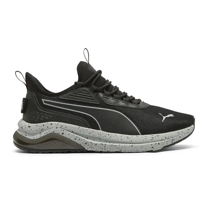 PUMA Mens Amplifier Speckle Lace Up Sneakers Shoes Casual - Black