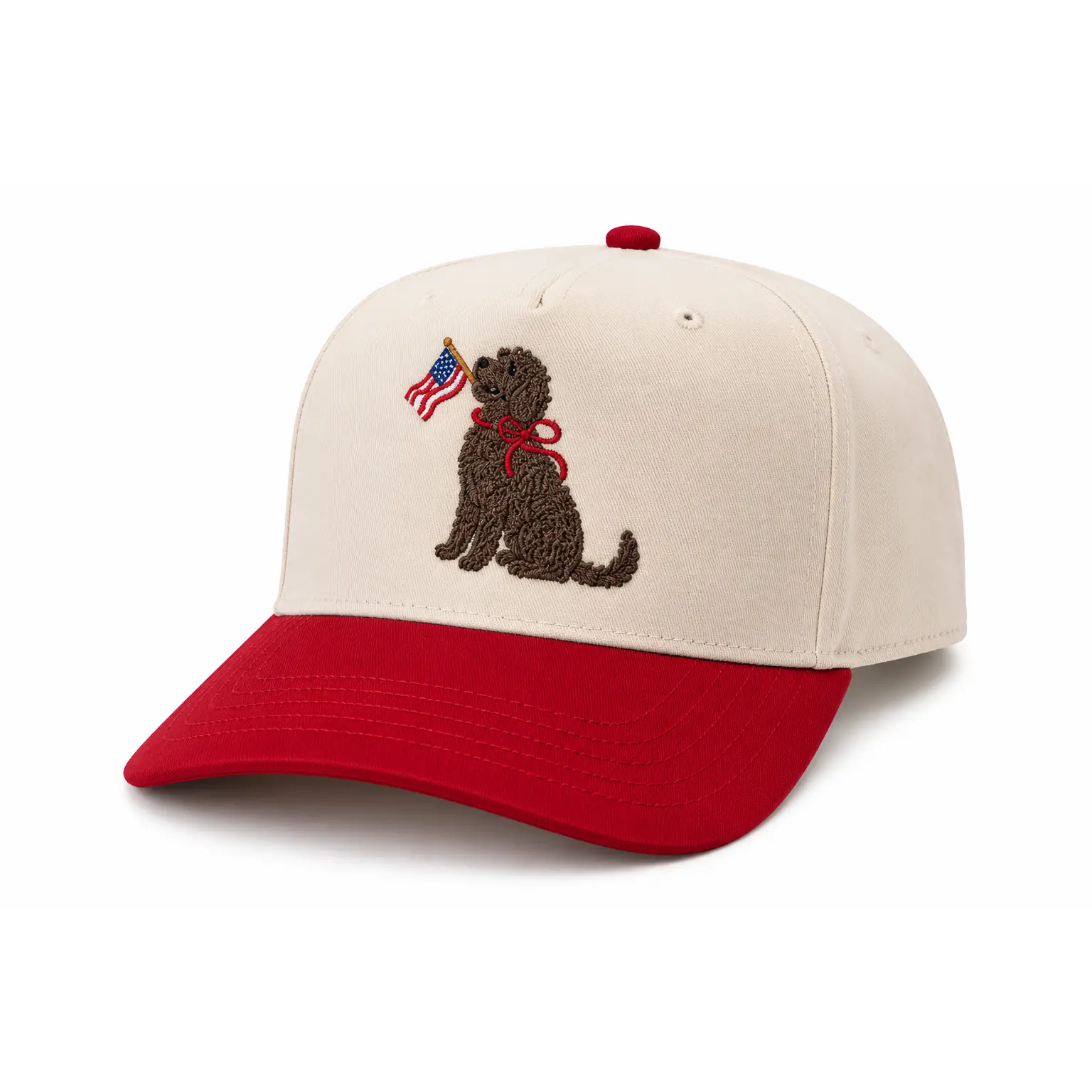 Patriotic Goldendoodle