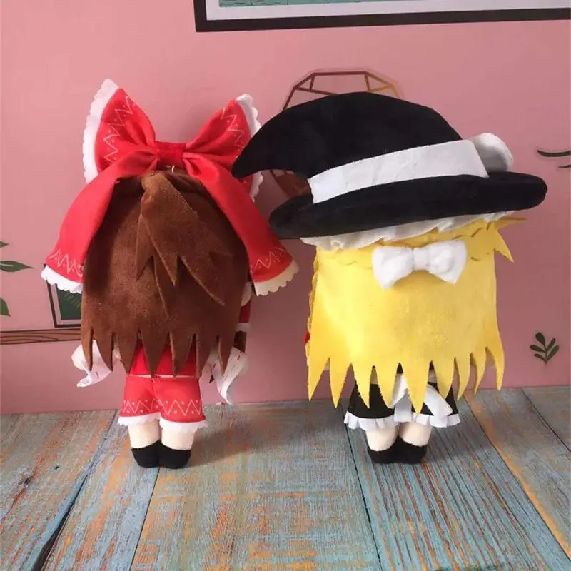 Touhou Project Plush Doll Toy 20cm Hakurei Reimu Kirisame Marisa Cute Soft Stuffed Pillow Birthday Gift Cosplay