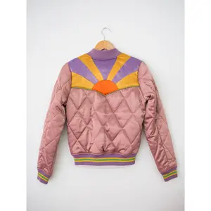 Dusty Rose Rising Sun Unisex Jacket