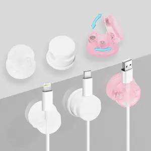 Magnetic Cable Management Clips 6-Pack for Home Office Car & Desk Organize Hide Cords Tangle-Free Easy Attach Detach Work Accessories desk accessory