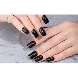 No Bake Gel Nail Strips- Black