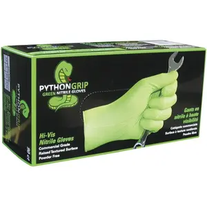 Eppco - Python Grip - 6 Mil Green Diamond Texture Gloves