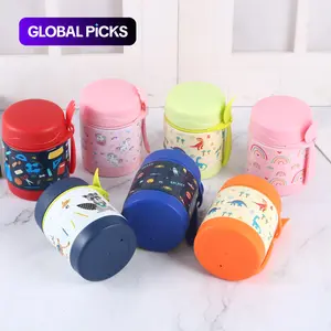 Stainless Steel Lunch Box Set with Fork, Soup Pot and Insulated Cup, Leakproof Lunch Box, Perfect for Outdoor Travel and Camping, 300ml Capacity, Leakproof Insulated Lunchbox #GLOBAL PICKS