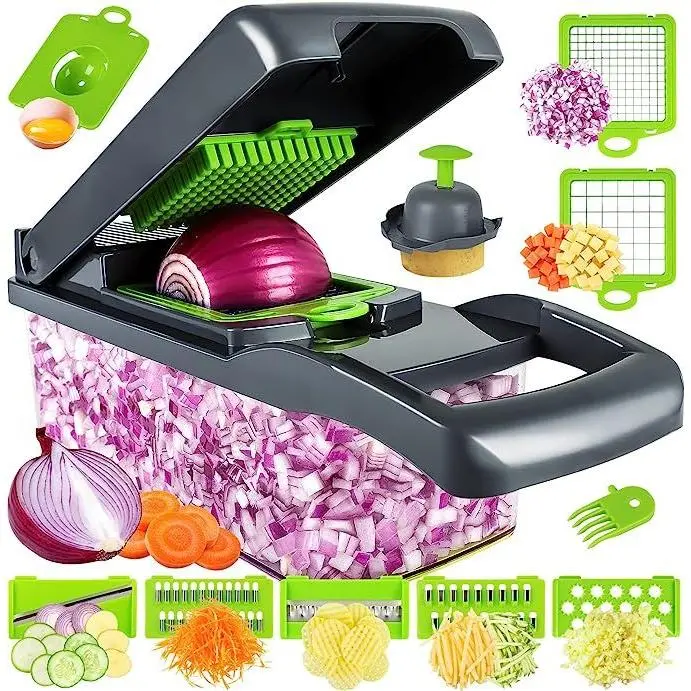 12-in-1 Vegetable Chopper & Slicer