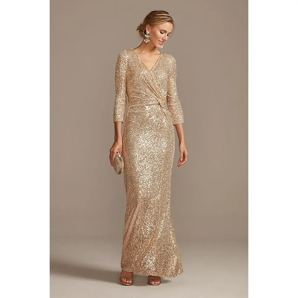 Alex Evenings Sequin Column Gown 8196646
