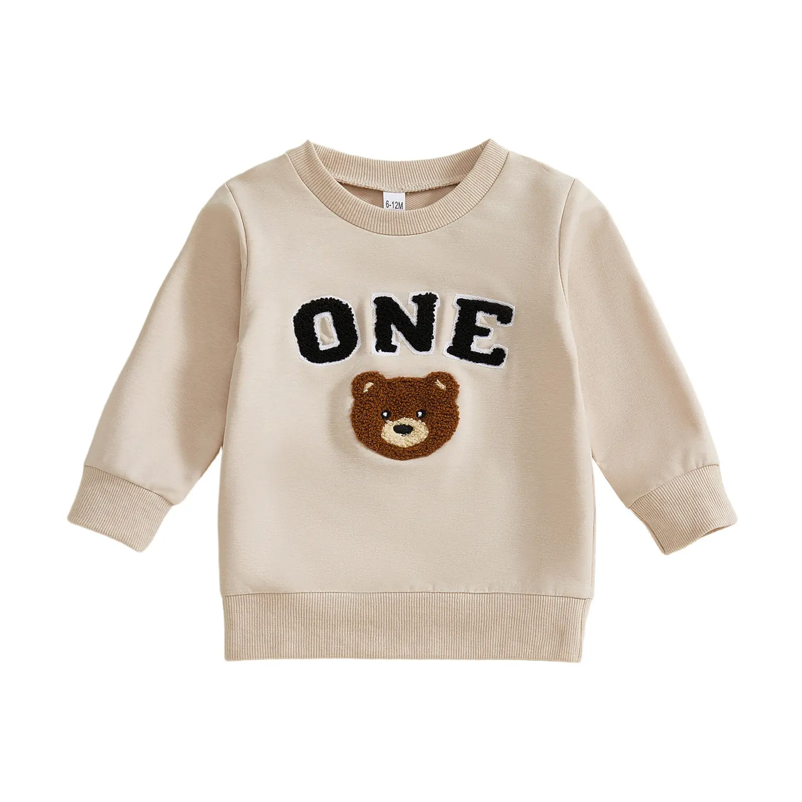 Meihuida First Birthday Outfit Boy 1st Birthday Outfit Boy Beary First Long Sleeve One Year Old Sweatshirt Cake Smash Clothes