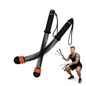 Weighted Ropeless Battle Rope | Adjustable Spring Resistance Workout Equipment for Home Fitness