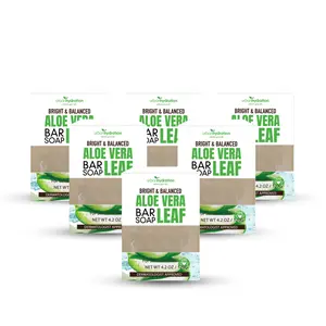 Urban Hydration Aloe Vera Leaf Face & Body Moisturizing Bar Soap - 6 Pack