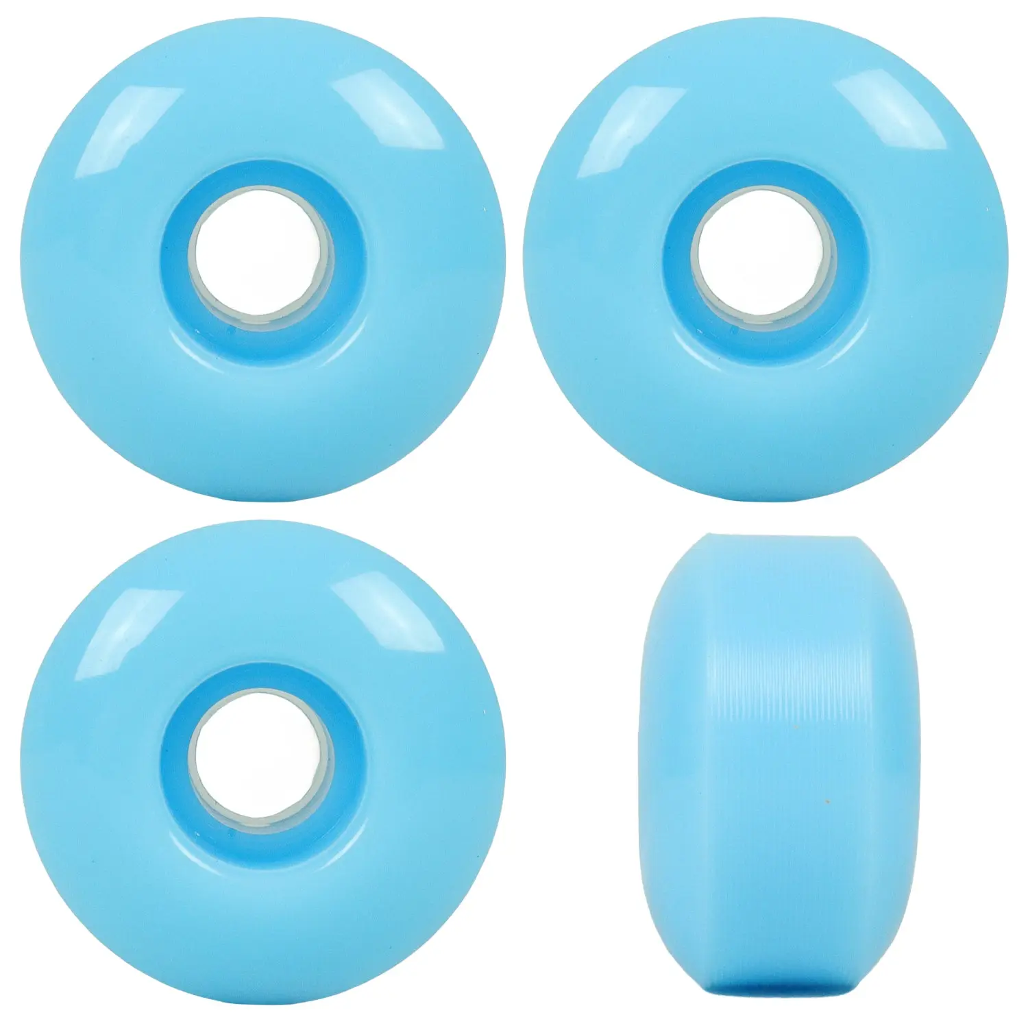 Skateboard Wheels 52mm x 31mm High Rebound 99A Light Blue
