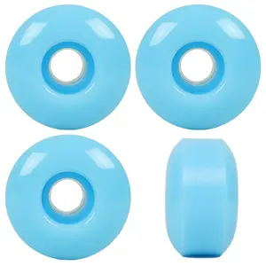 Skateboard Wheels 52mm x 31mm High Rebound 99A Light Blue
