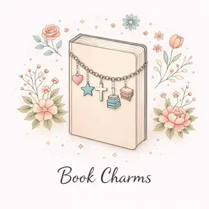 Book Charm Chain Book Charm Chain