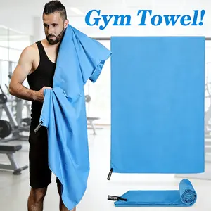 Super Absorbent Sports Towel for Men and Women, Fast Drying Gym Towel, Large Fitness Towel, Perfect for Gym, Running, Outdoor Activities, Badminton, Basketball, Quick Drying Towel