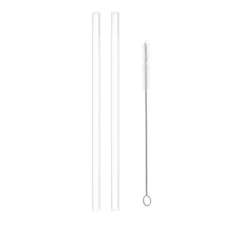 8 Pack Replacement Straws for Stanley 40Oz Adventure Quencher Travel Tumbler, Reusable Plastic Straws with Cleaning Brush NONE