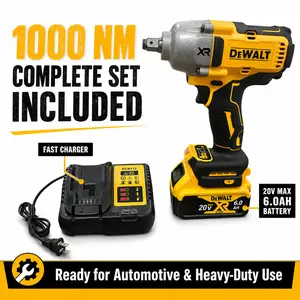 DEWALT DCF900 Impact Wrench 1/2" Inch High Torque With Hog Ring Anvil 20V Brushless Cordless Wrench Dewalt Power Tools